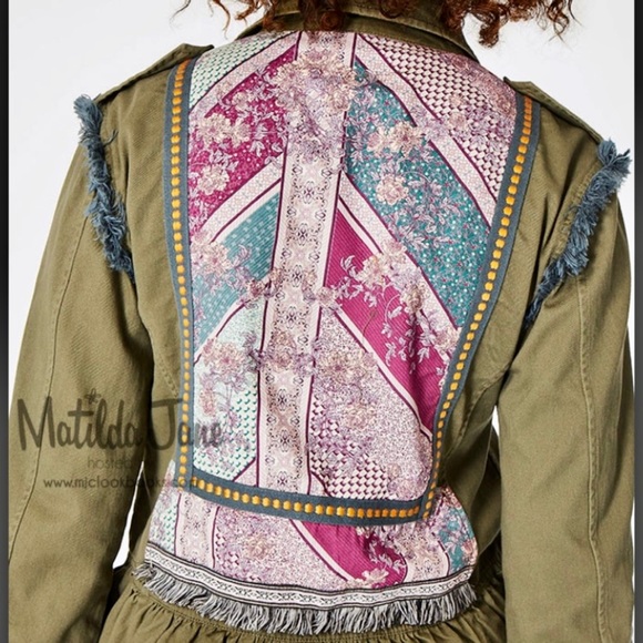 NWT Matilda Jane Olive Boho Jacket - Picture 10 of 11